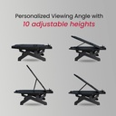  Foldable Laptop Stand PORTRONICS My Buddy Hexa 33 - 17 ”