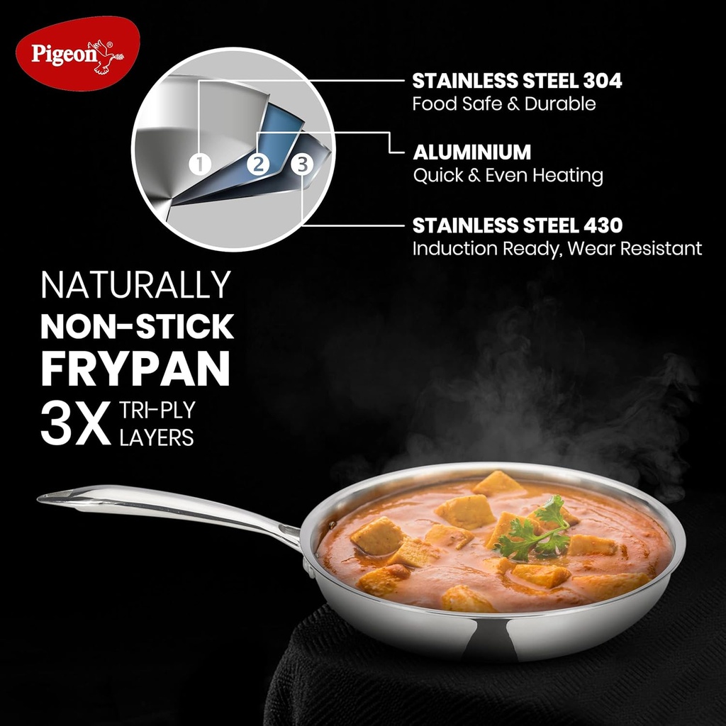 Fry Pan PIGEON Elite Triply - 20 cm