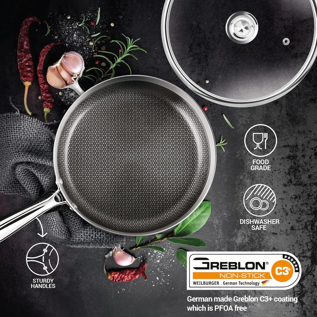 Fry Pan MILTON Tri-Ply - 1.2 l