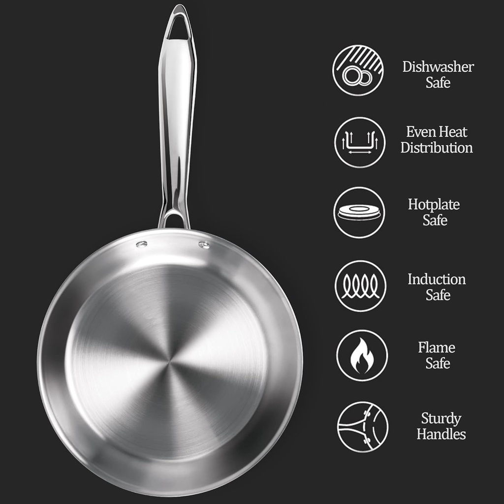 Fry Pan MILTON Tri-Ply - 1.2 l