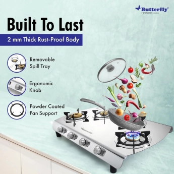 Gas Stove BUTTERFLY Magnum - 4 Burner