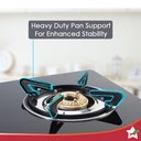 Hobtops WONDERCHEF Galaxy Glass Cooktop - 3 Burner 