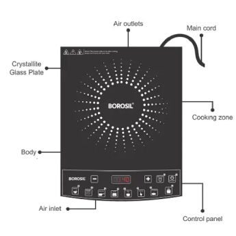 Induction Cooktop BOROSIL SmartKook - 1600 W