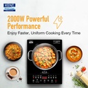 Induction Cooktop KENT Diamond - 2000 W