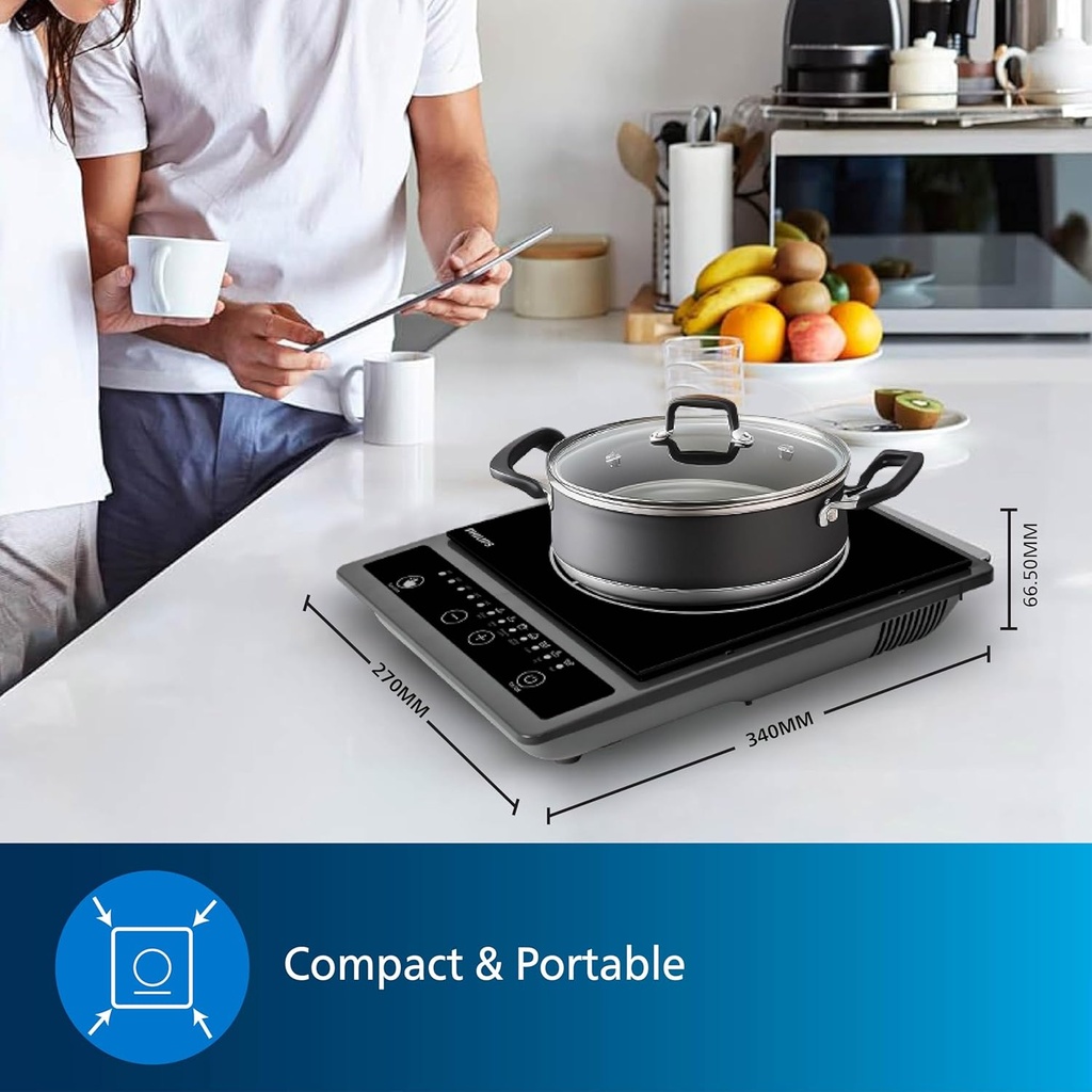 Induction Cooktop PHILIPS HD4944/00 - 2100 W