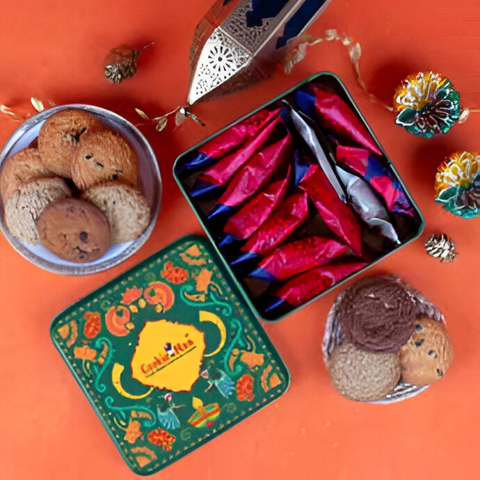 Customized Cookie Tin COOKIE MAN Heritage Royale