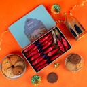 Customized Cookie Tin COOKIE MAN Ecstatic Diwali