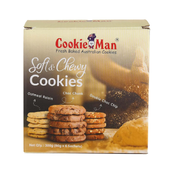 Premium Cookie Gift Box COOKIE MAN Indulgence Soft & Chewy