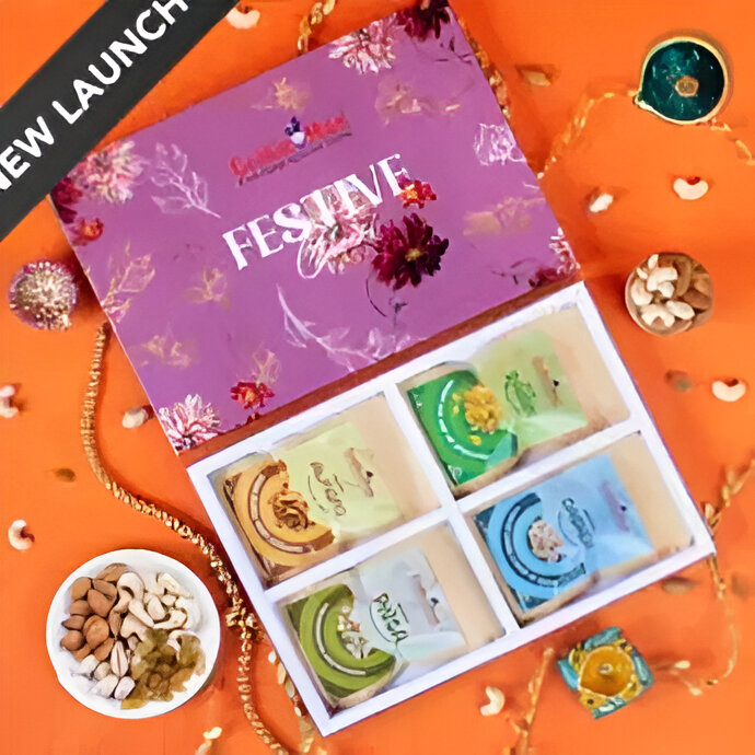 Signature Dry Fruit Gifting Range COOKIE MAN Festive Cheers Box