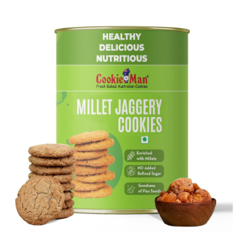 Signature Cookie Canisters COOKIE MAN Millet Jaggery