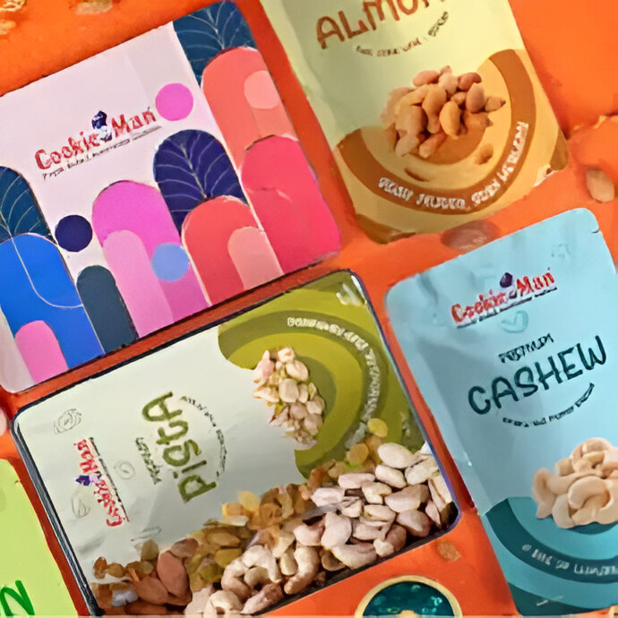 Signature Dry Fruit Gifting Range COOKIE MAN Dazzle Tin