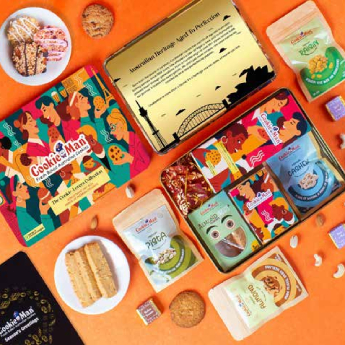 Customized Gift Tin COOKIE MAN Artisan Cookie