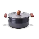 Handi with Lid WONDERCHEF Ebony Hard Anodized - 3.5 l