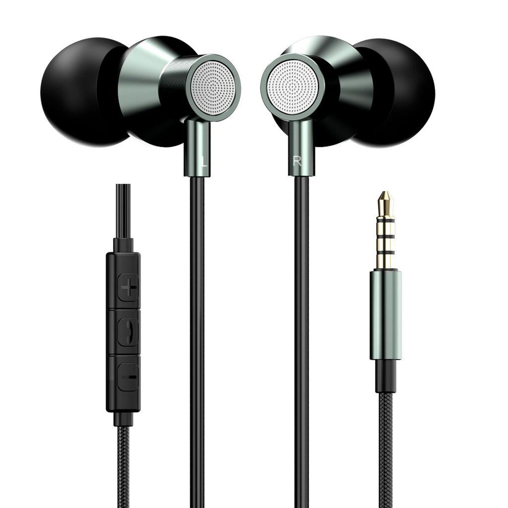 Wired Earphone PORTRONICS Conch Tune A - 3.5 mm