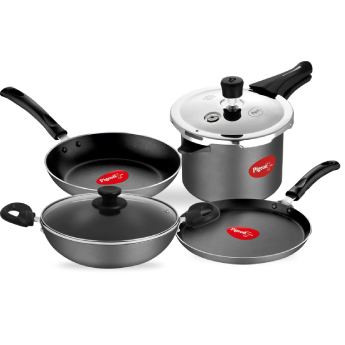 Cookware PIGEON Virbrant Combo - 5 Pcs/Set