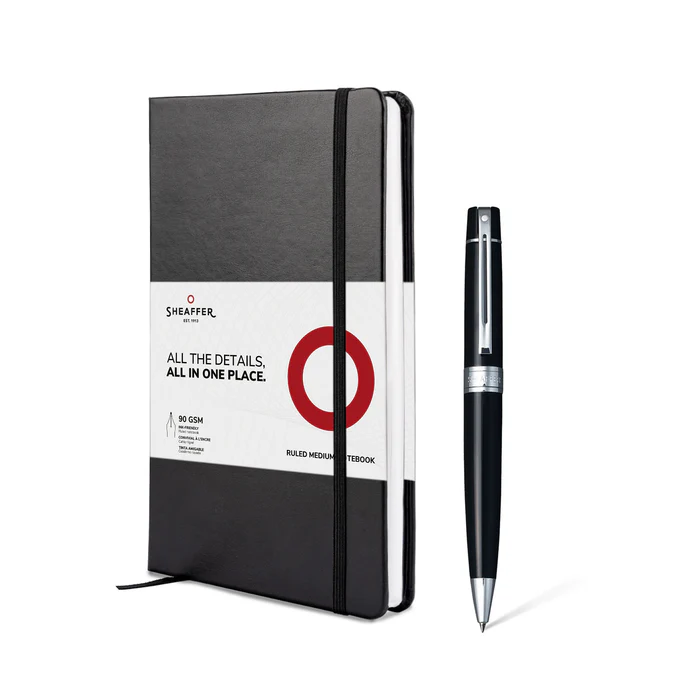Gift Set SHEAFFER Pen with Medium Notebook Premium