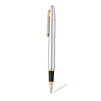 Pen SHEAFFER VFM Fountain Chrome Gold Trim