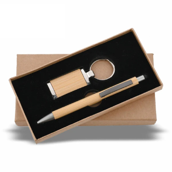 Gift Set WHITE LABEL Wooden Bamboo Sr 254 - 2 in 1