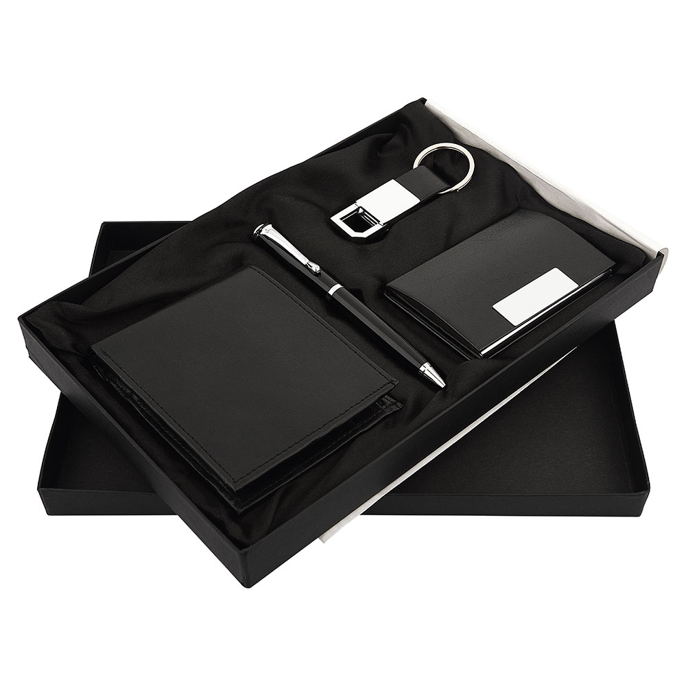 Gift Set WHITE LABEL Estilo Black Sr 133 - 4 in 1