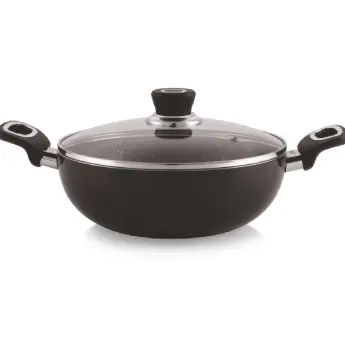 Deep Kadai with Lid CELLO Granitas - 28 cm