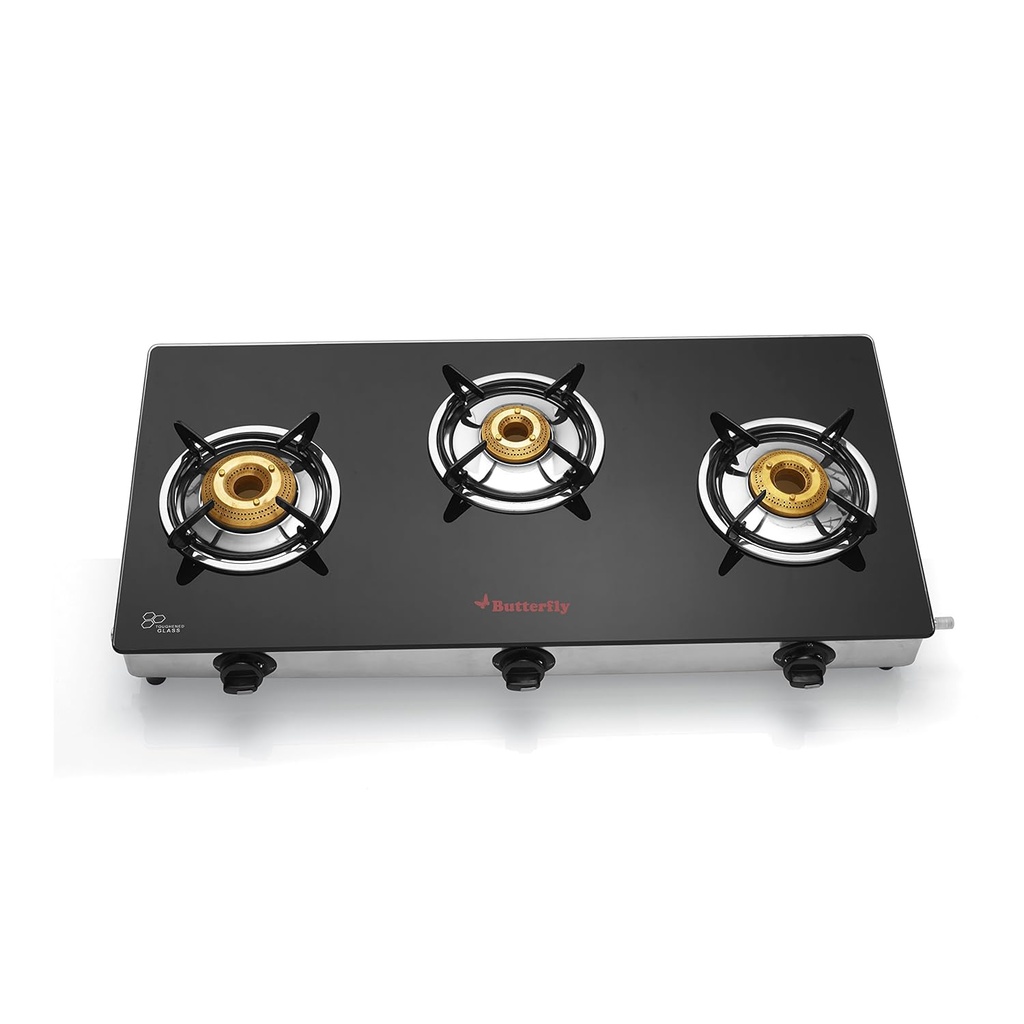 Gas Stove BUTTERFLY Reflection Back Nozzle - 3 Burner