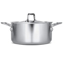 Casserole with Lid MILTON Procook Tri-Ply - 8.3 l