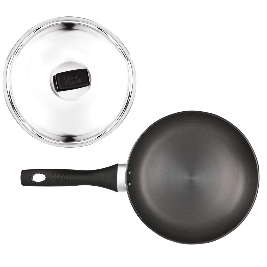 Fry Pan with Lid MILTON Procook Hard Anodised - 1.4 l