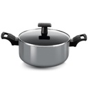 Biryani Pot with Glass Lid MILTON Procook Blackpearl - 22 cm