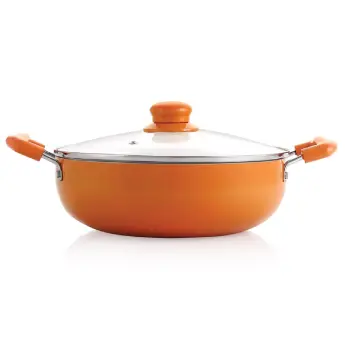Deep Kadhai NIRLON DKD26 260 mm - Orange