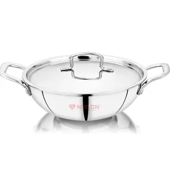 Deep Kadhai NIRLON Tri-Ply DKD24 - 240 mm