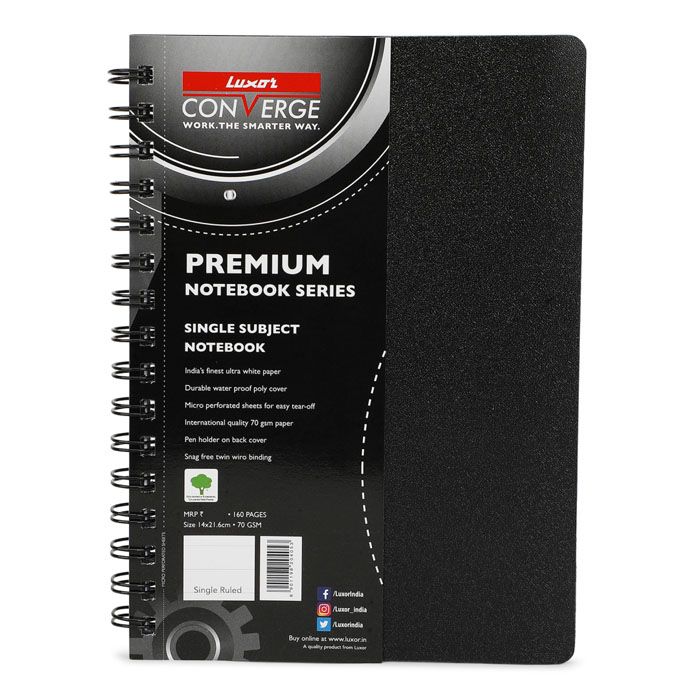 [20405] Notebook A5 LUXOR 20408 Premium Wiro 