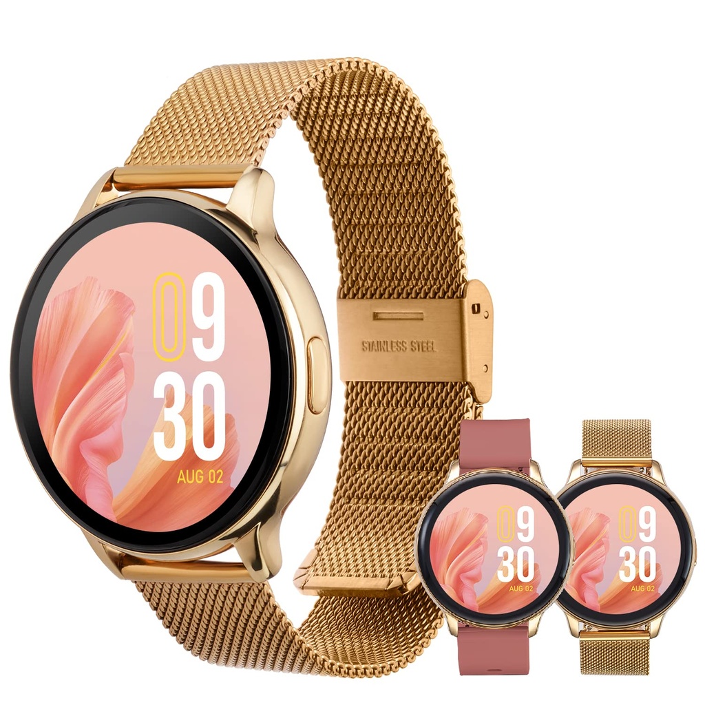 [VBSWW270] Smart Watch LIFELONG Emerald - Gold