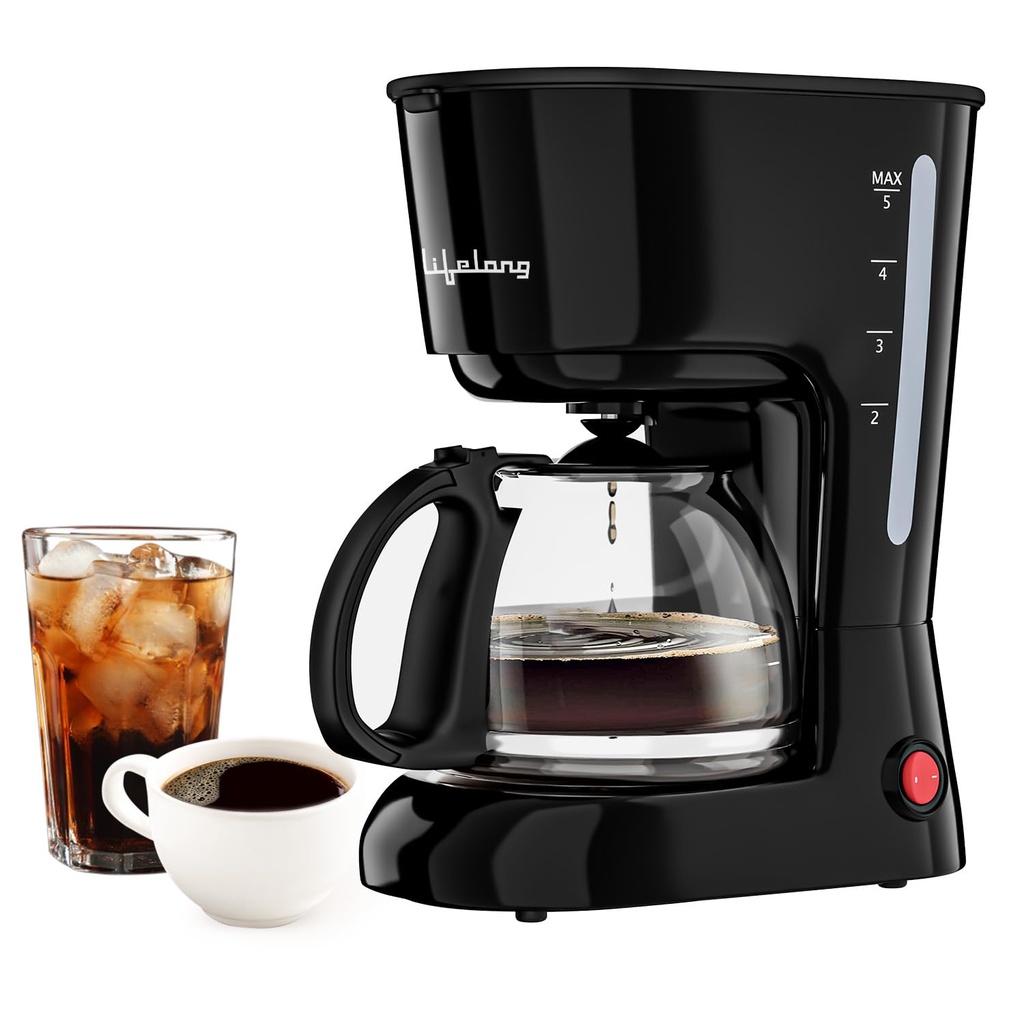 [‎LLCMK901] Coffee Maker LIFELONG Detachable Filter - 600 W