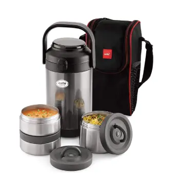 [CELLO FREDO 3 BK 01] Lunch Box CELLO Fredo 3 with Pouch