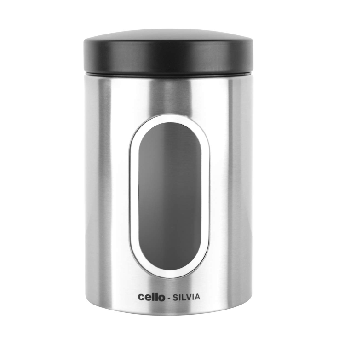 [CELLO SILVIA ROUND SS 2000ML] Container CELLO Silvia Round - 2000 ml