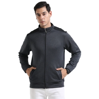  Jacket SWISS MILITARY Mens Interlock Full Zipper