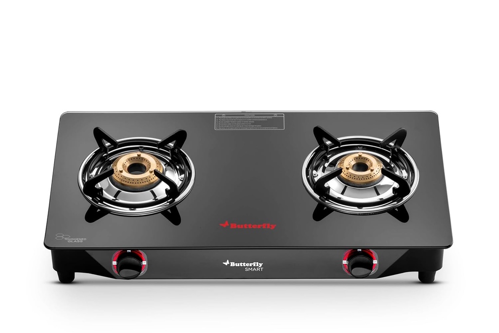 [BFLY DUO 2B] Gas Stove BUTTERFLY Duo - 2 Burner
