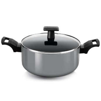 [BPBP 22 WL] Biryani Pot with Glass Lid MILTON Procook Blackpearl - 22 cm